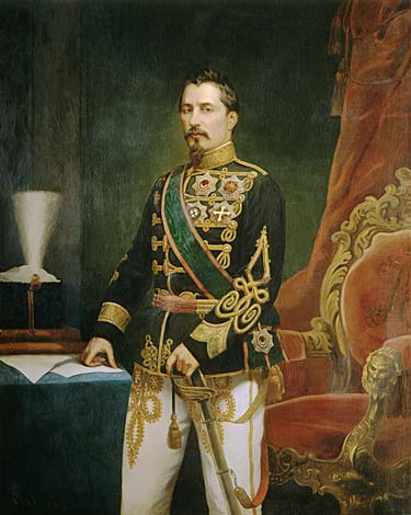 Retrato de Alexandru Ioan Cuza, por Carol Popp de Szathmáry