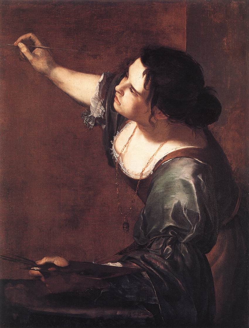 Autorretrato como alegoría de la pintura, Artemisia Gentileschi