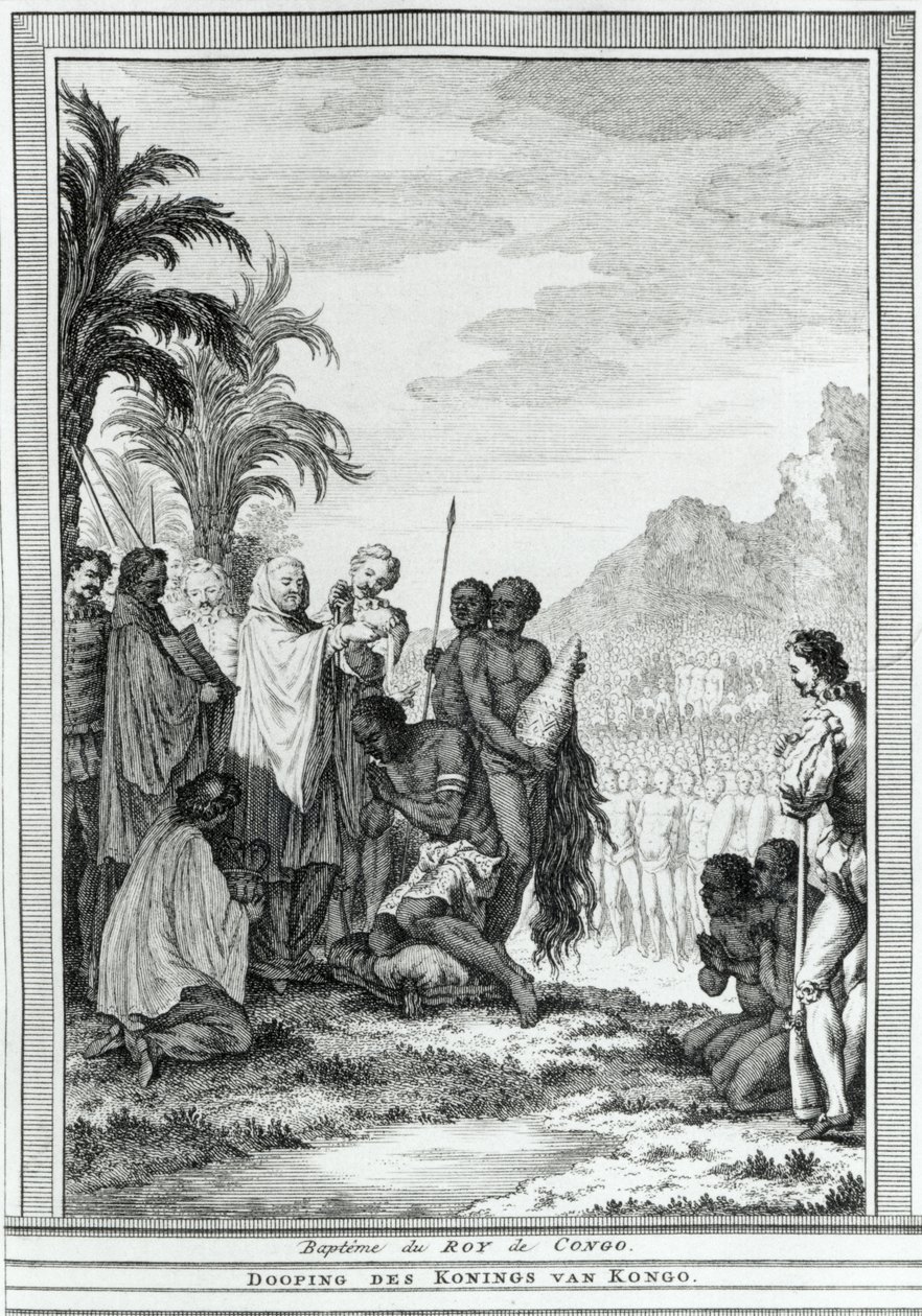 El bautismo de João I Nzinga a Nkuwu