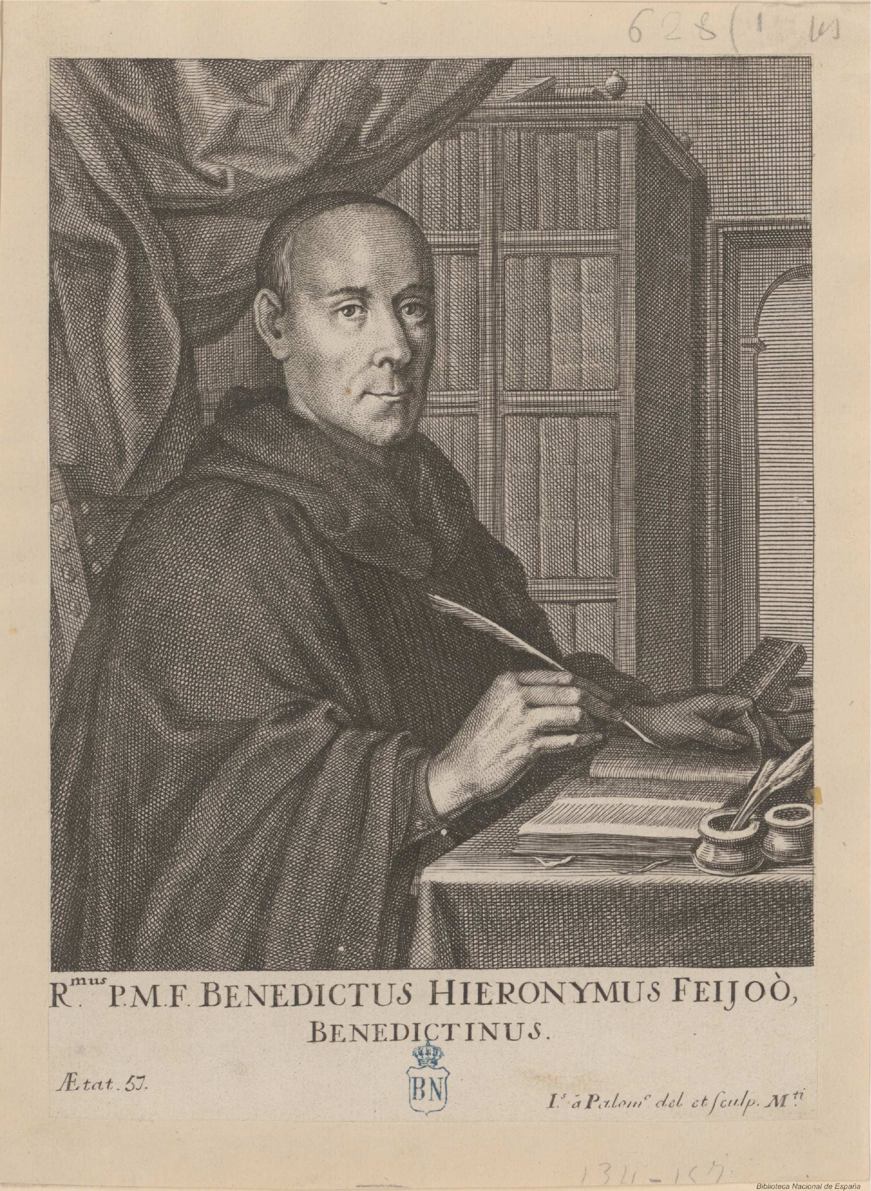 Retrato de Benito Jerónimo Feijoo