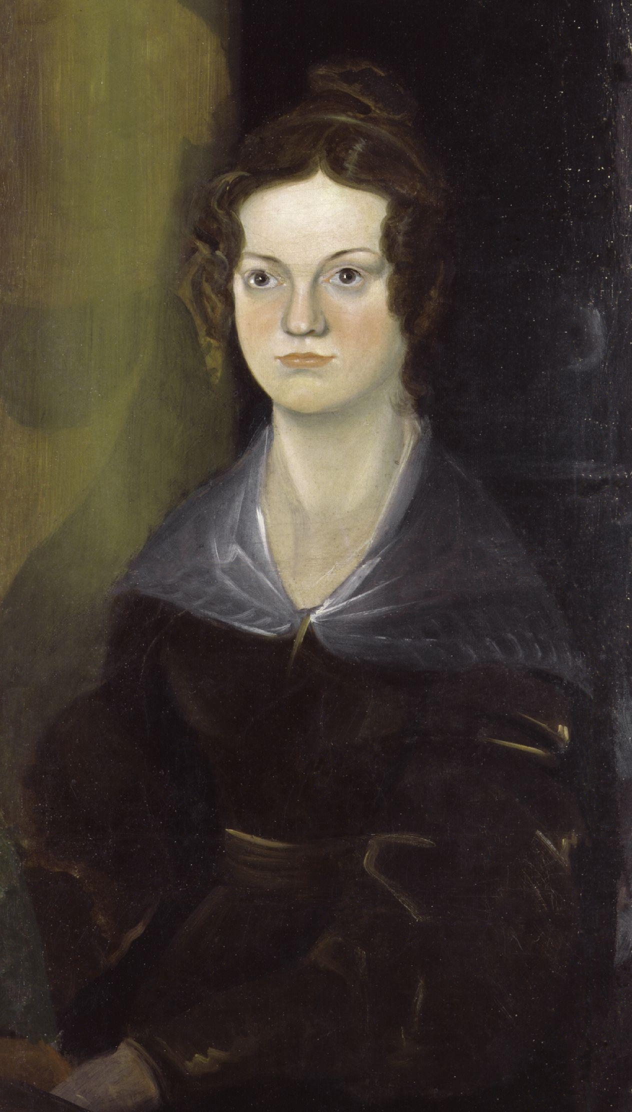 Retrato de Charlotte Brontë, por Patrick Branwell Brontë
