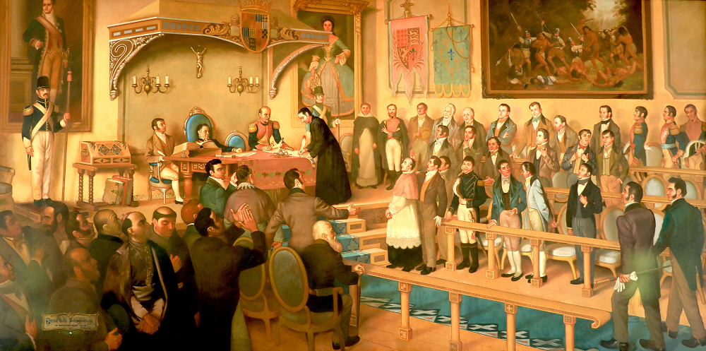Firma del Acta de Independencia de Centroamérica
