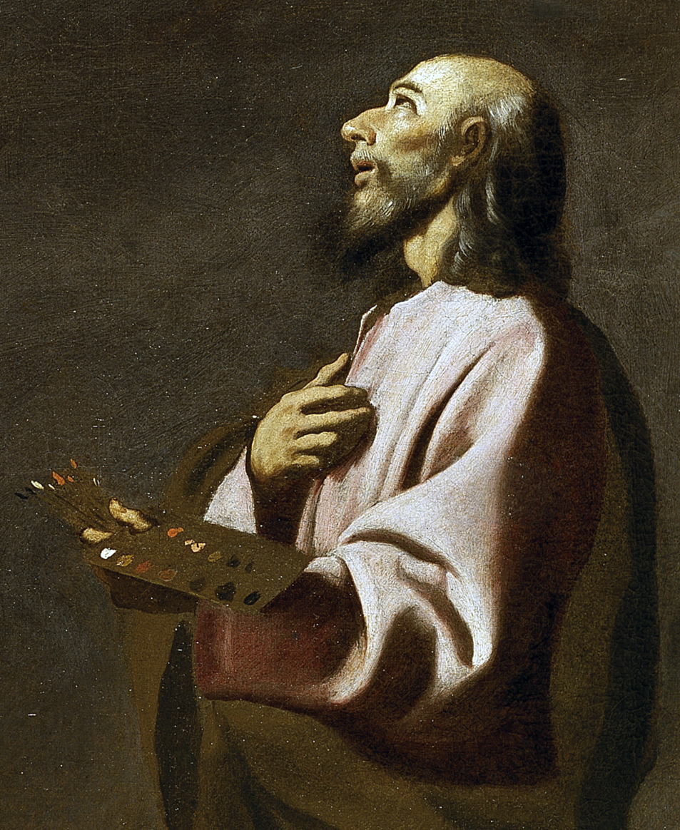 Probable autorretrato de Zurbarán como San Lucas
