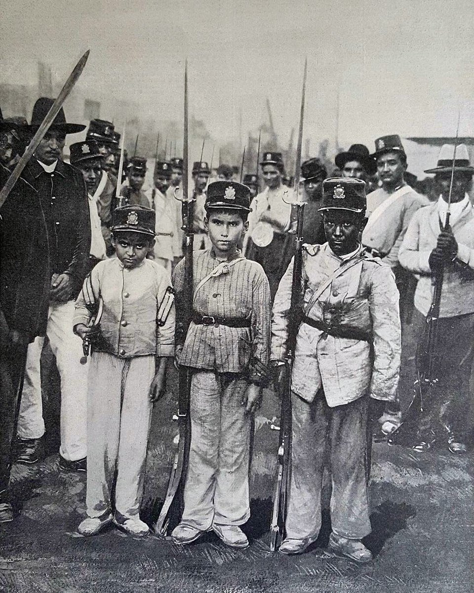 Soldados en la Guerra de los Mil Días, 1899