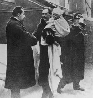 Llegada de Haakon VII a Noruega (1905)