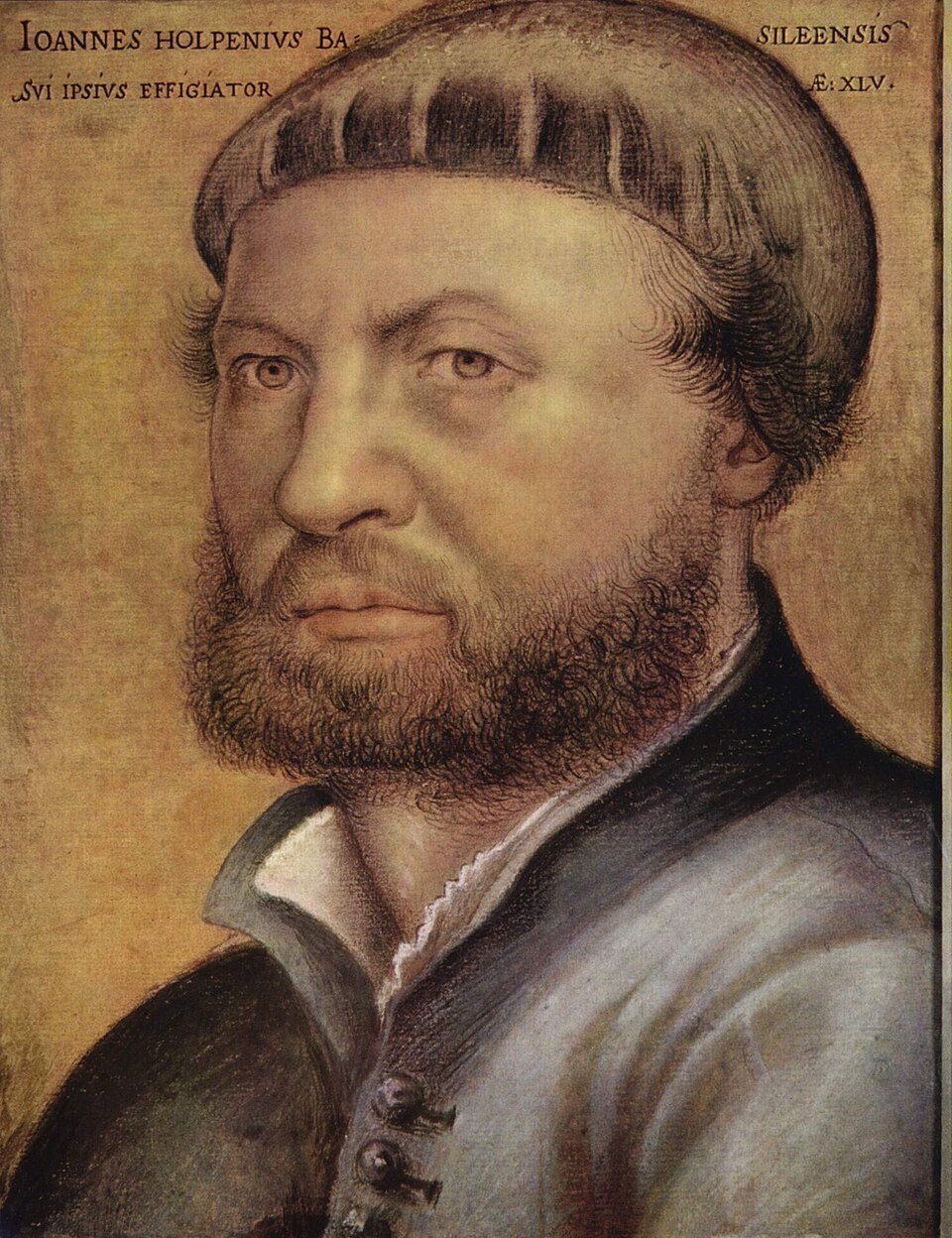 Autorretrato de Hans Holbein el Joven