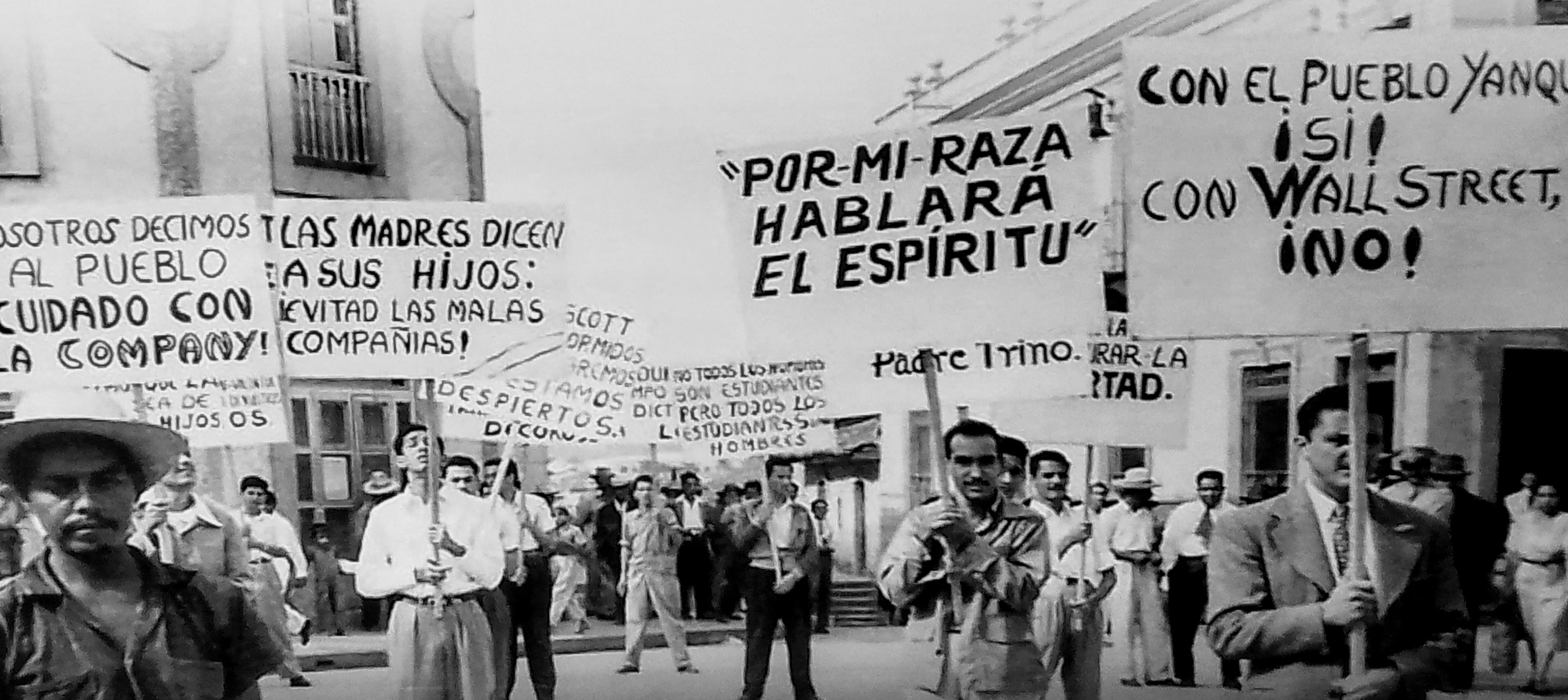 Huelga bananera hondureña de 1954 en Tegucigalpa