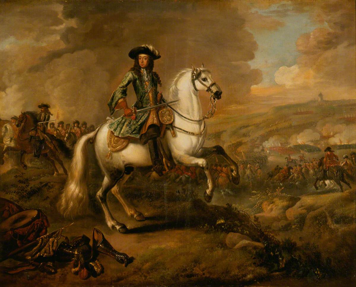 Guillermo III en la batalla del Boyne