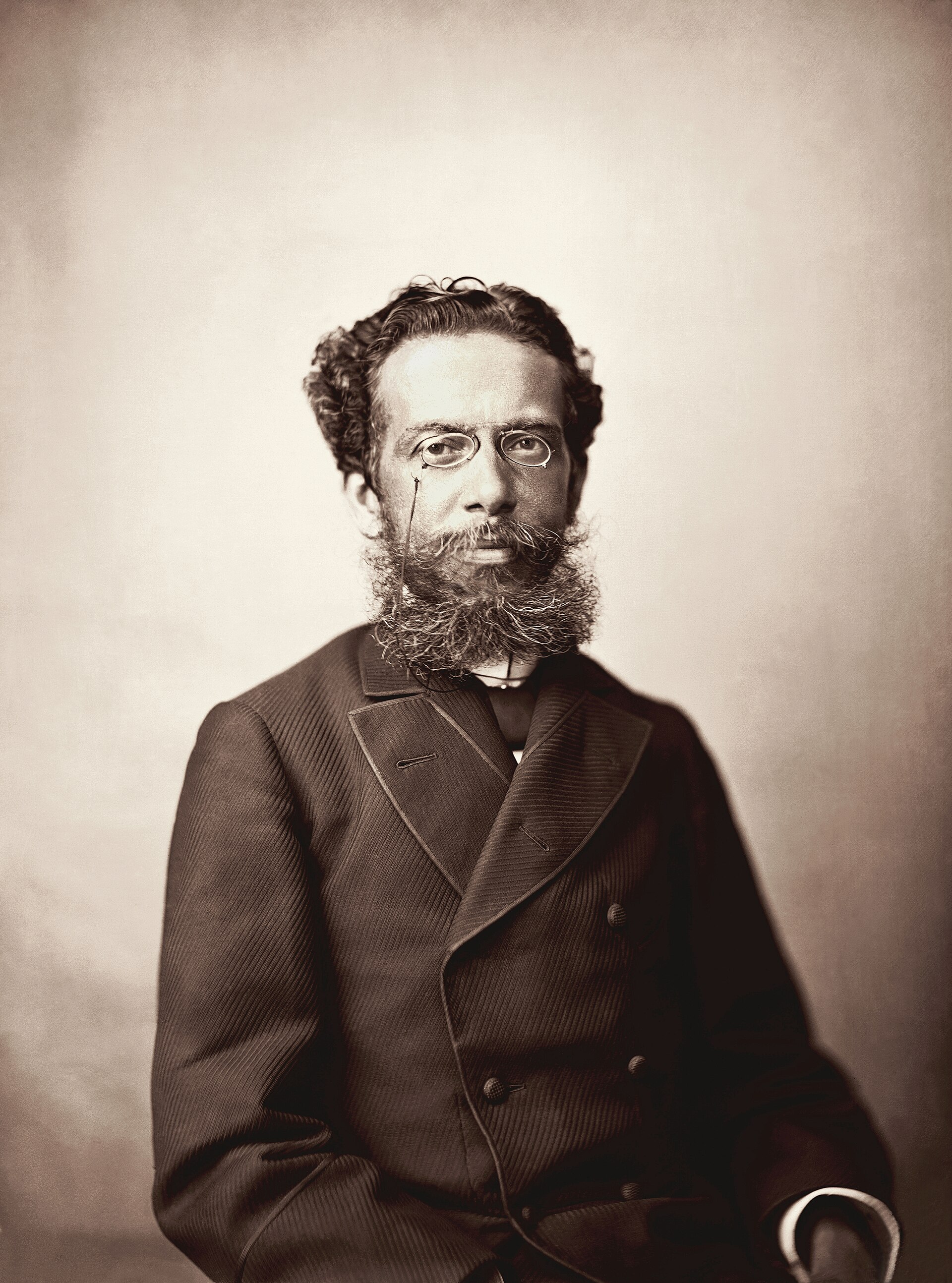 Fotografía de Machado de Assis, por Marc Ferrez
