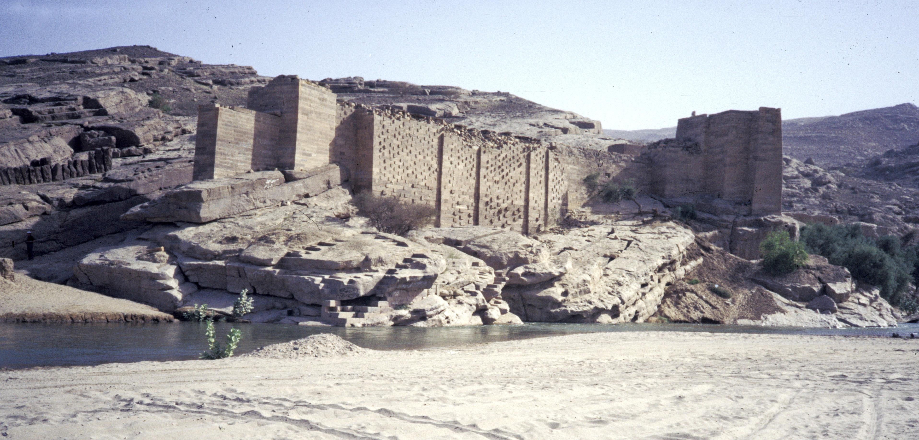 Zona del embalse de Marib en 1988