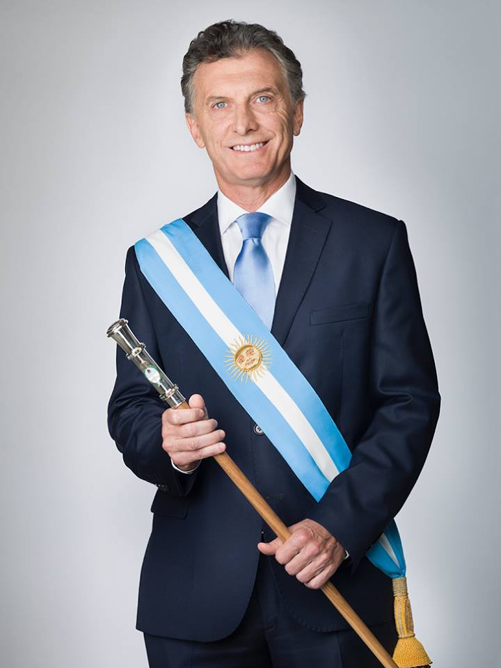 Retrato oficial del Presidente Mauricio Macri