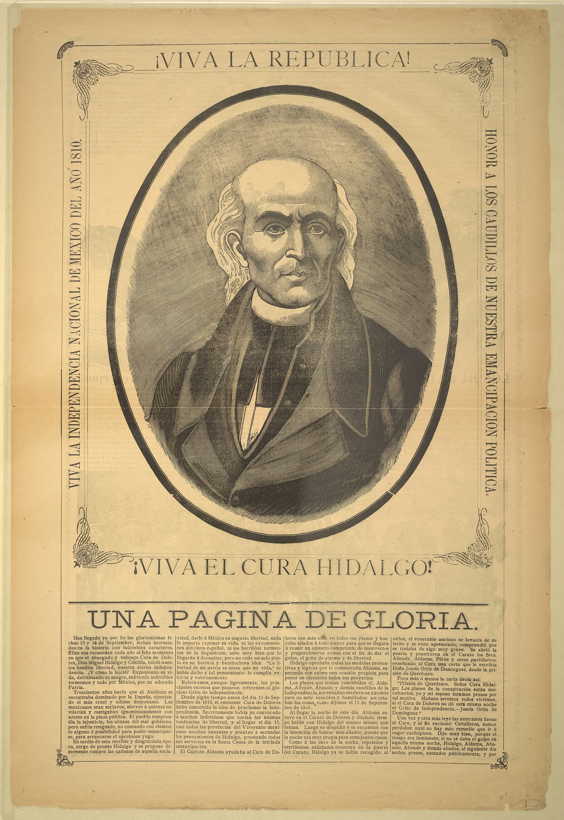Retrato de Miguel Hidalgo y Costilla