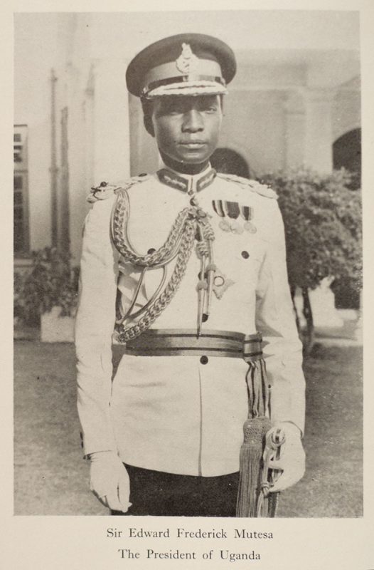 Sir Edward Mutesa, presidente de Uganda, 1964
