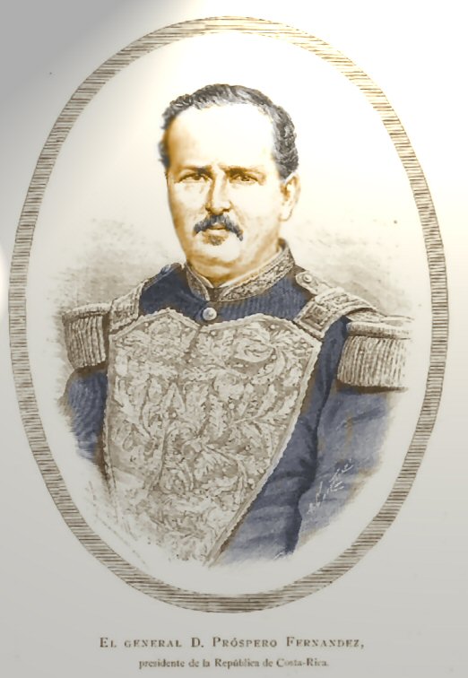 Retrato de Próspero Fernández, Presidente de Costa Rica