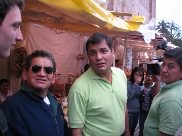 Retrato de Rafael Correa