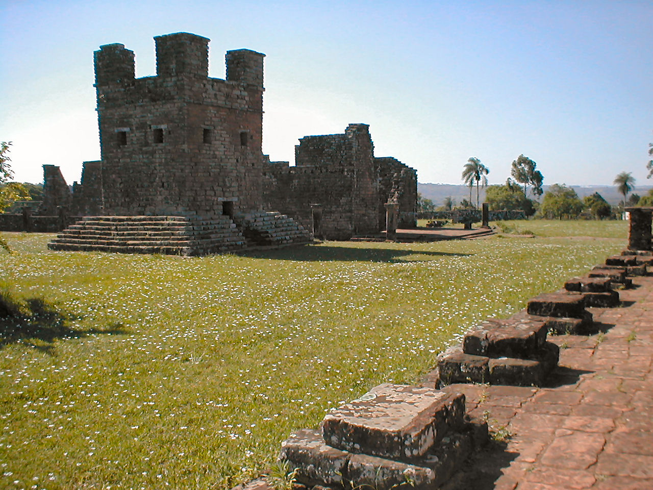 Ruinas de la reducción jesuítica de la Santísima Trinidad