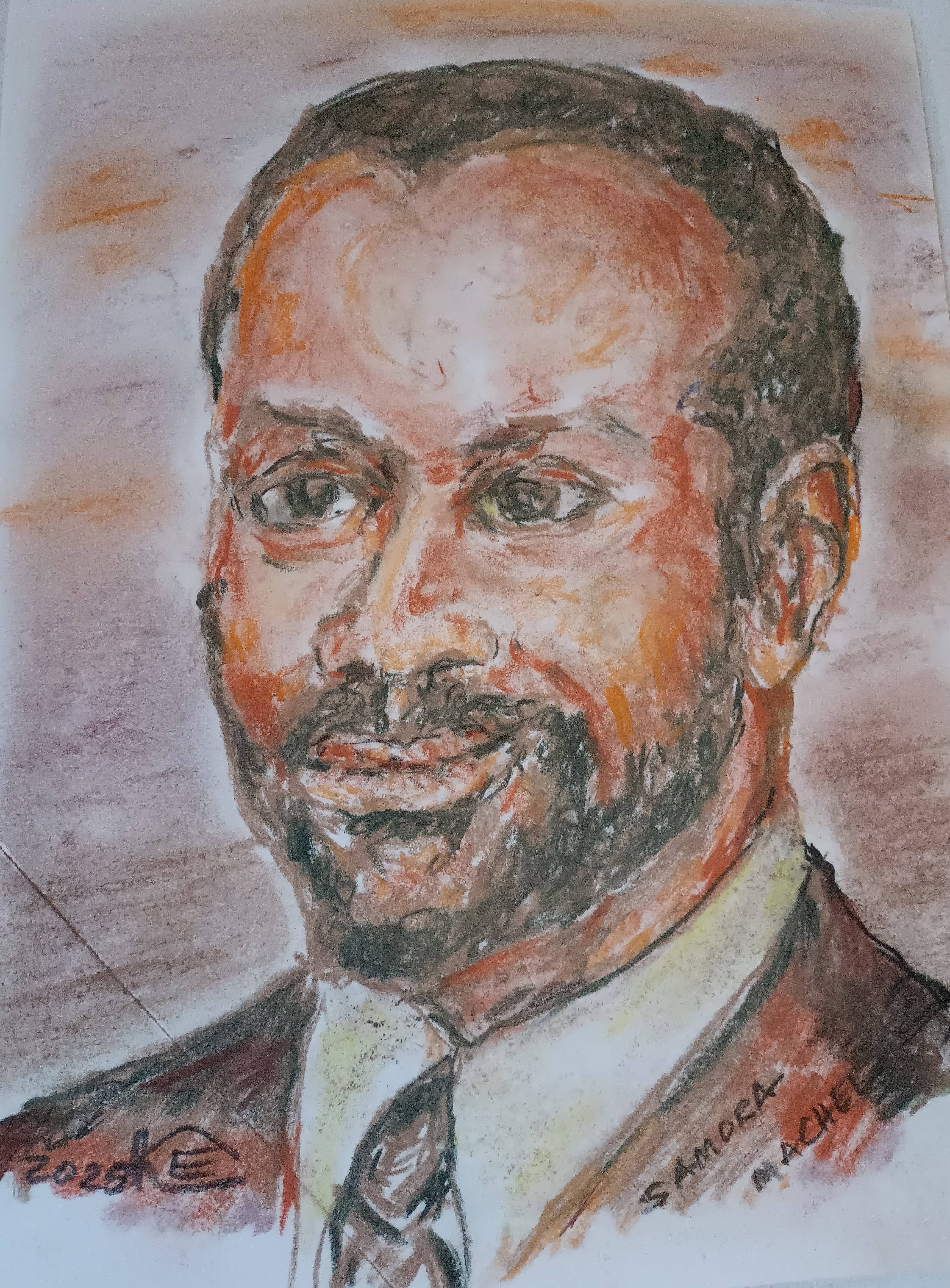 Retrato de Samora Machel