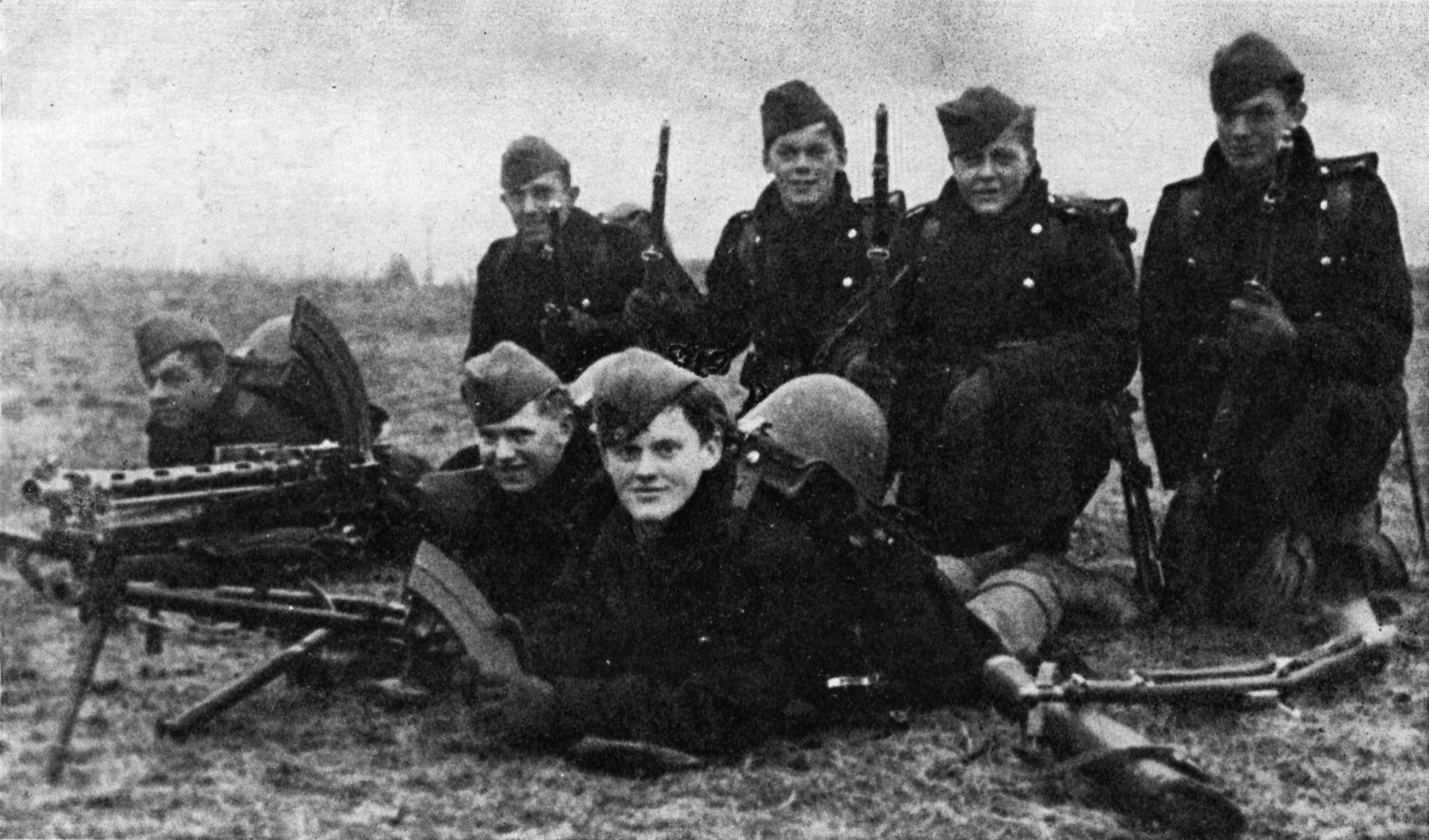 Soldados daneses el 9 de abril de 1940