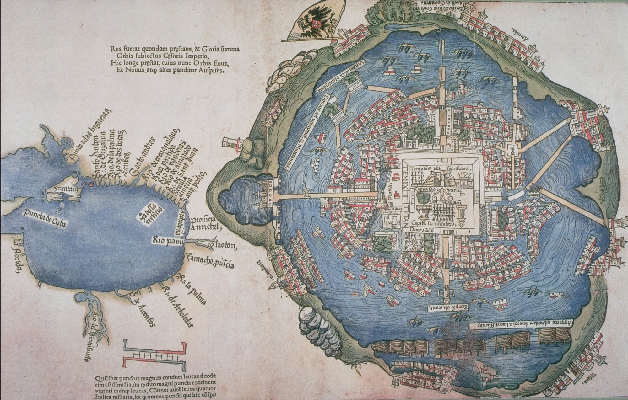 Mapa de Tenochtitlan, 1524