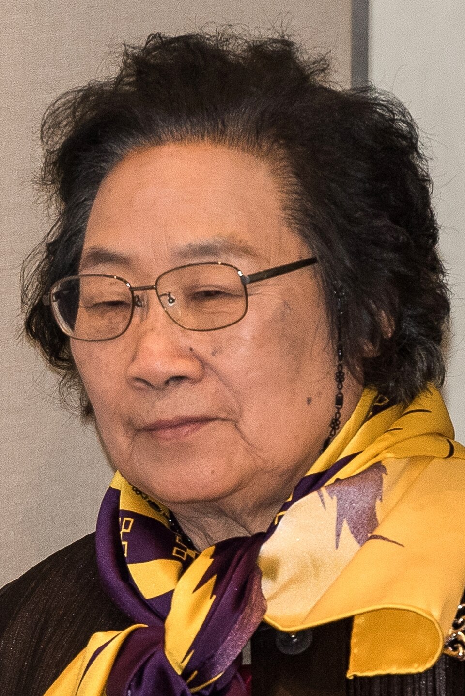 Tu Youyou en la ceremonia del Nobel
