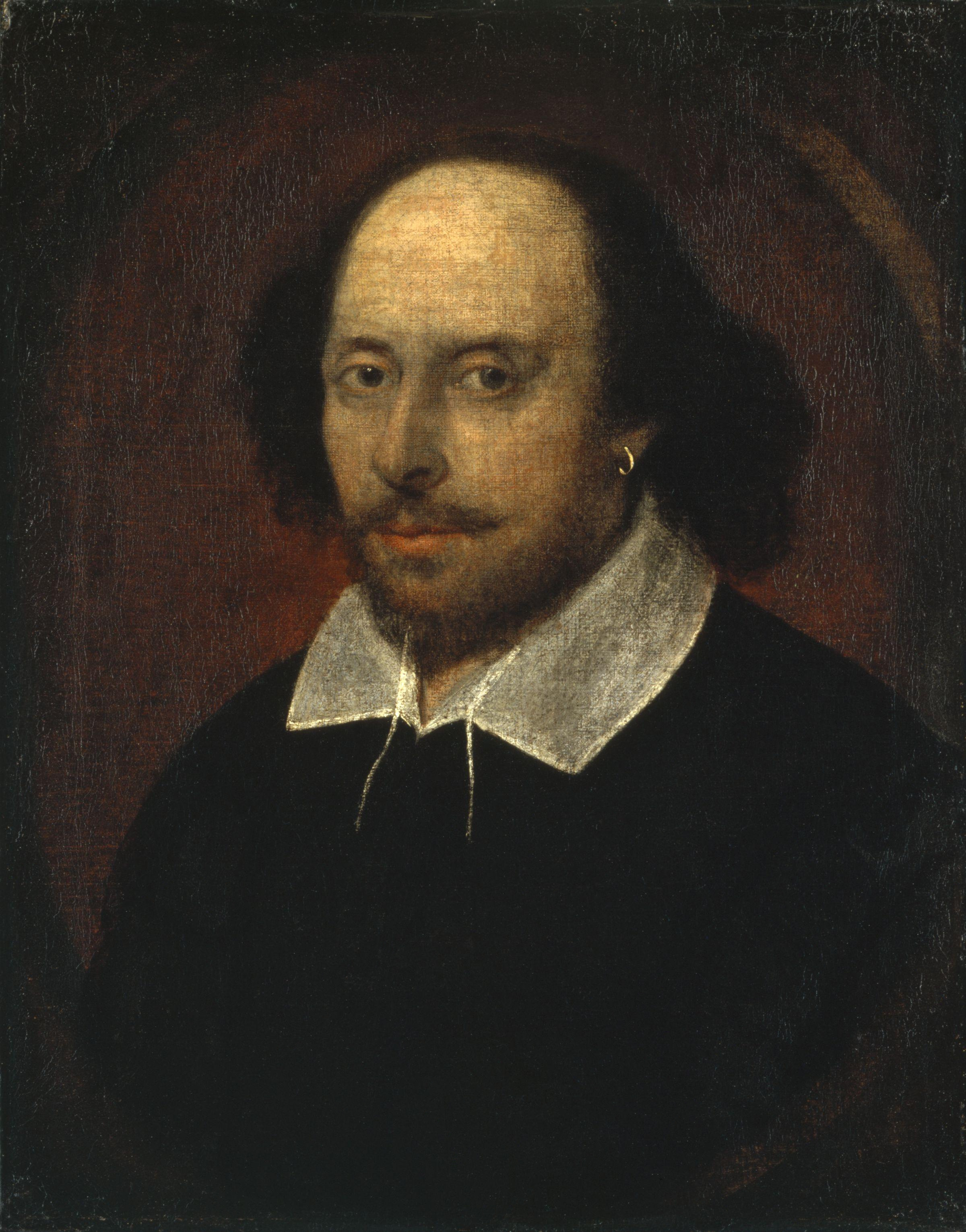Retrato "Chandos" de William Shakespeare, grabado de John Taylor